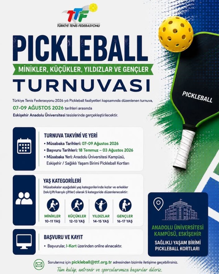 PICKLEBALL HEYECANI ESKİŞEHİR’DE!
